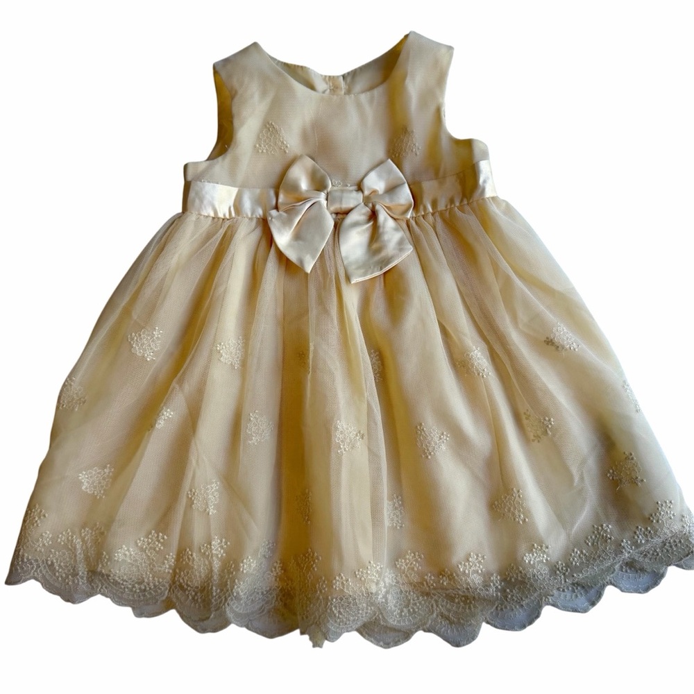 Yellow Formal Dress for Special Occasions Size 18M